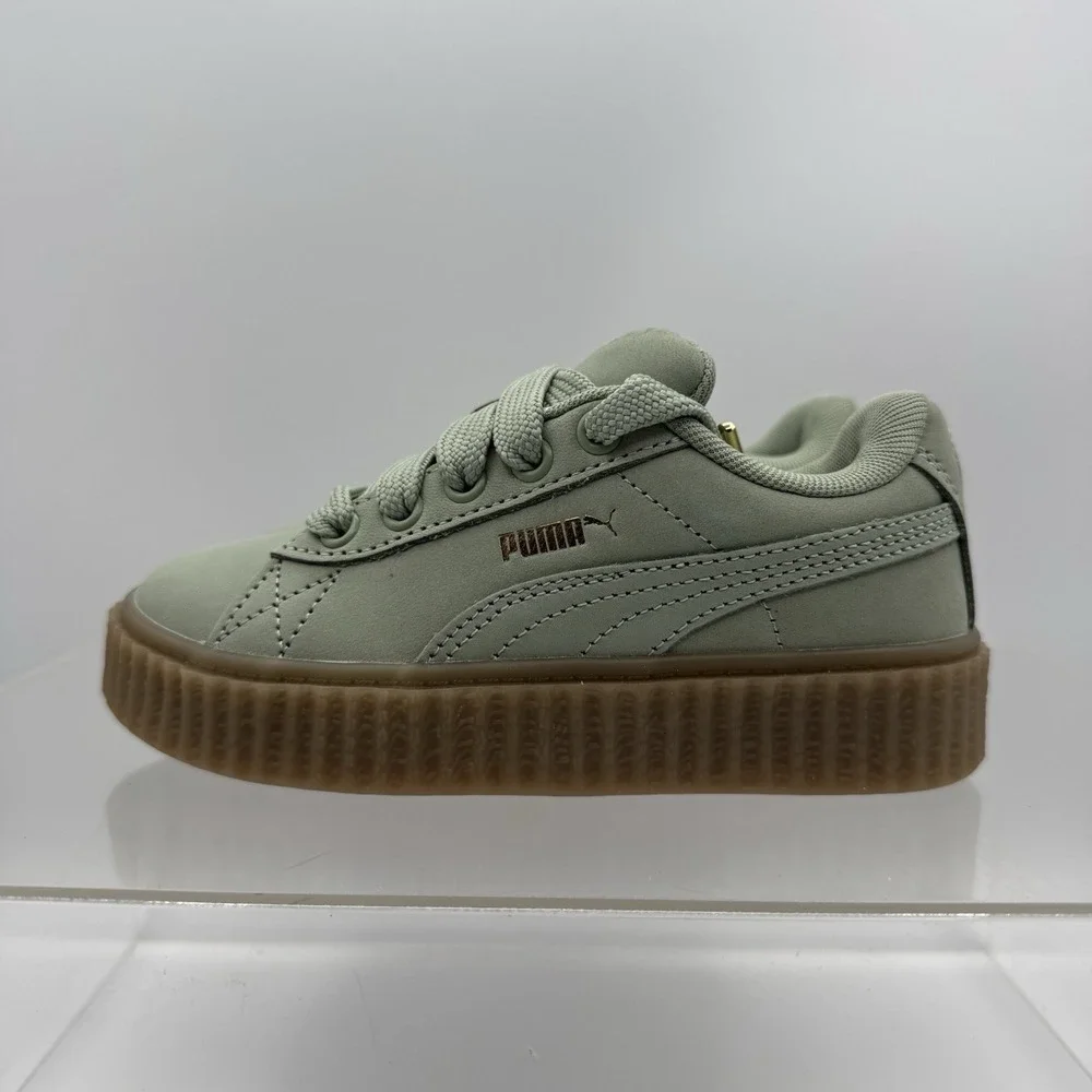 NEW Puma Creeper Phatty Nubuck Green Fog 399867.02 Size 3C Toddler Kids
